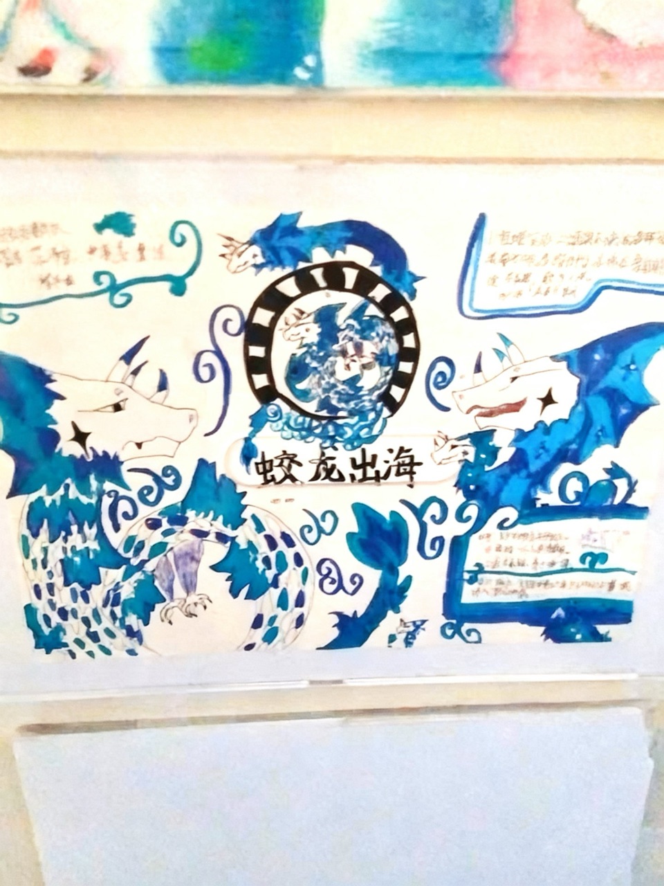 蛟龙出海 · 手抄报